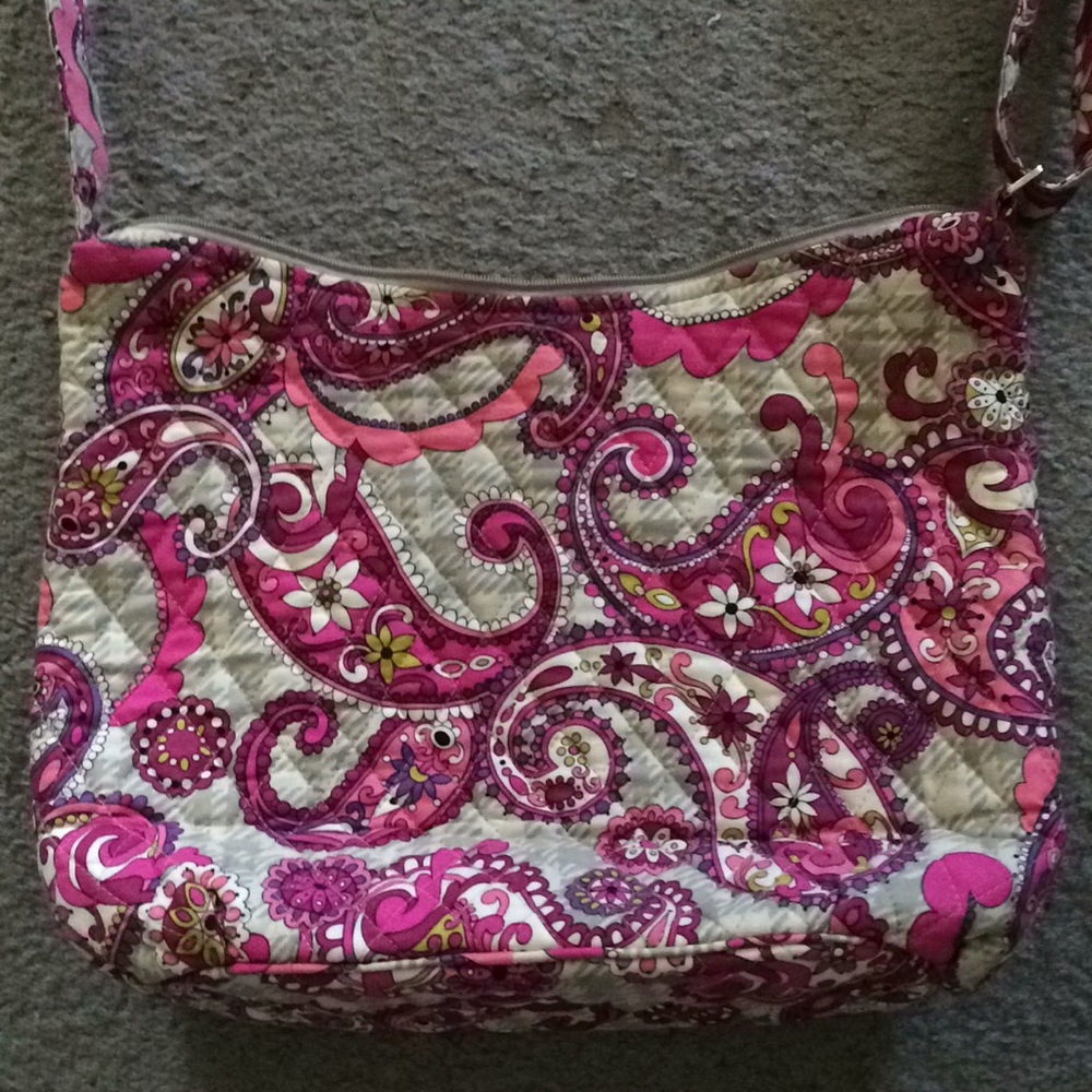 Vera bradley paisley plaid handbag